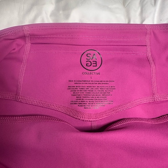 Sage Women's Track Pants in Vibrant Pink - Picture 4 of 4